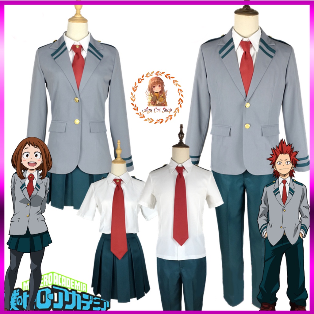 [order/không có sẵn] Trang phục đồ cosplay đồng phục học viện anh hùng seifuku BnHA Boku no Hero