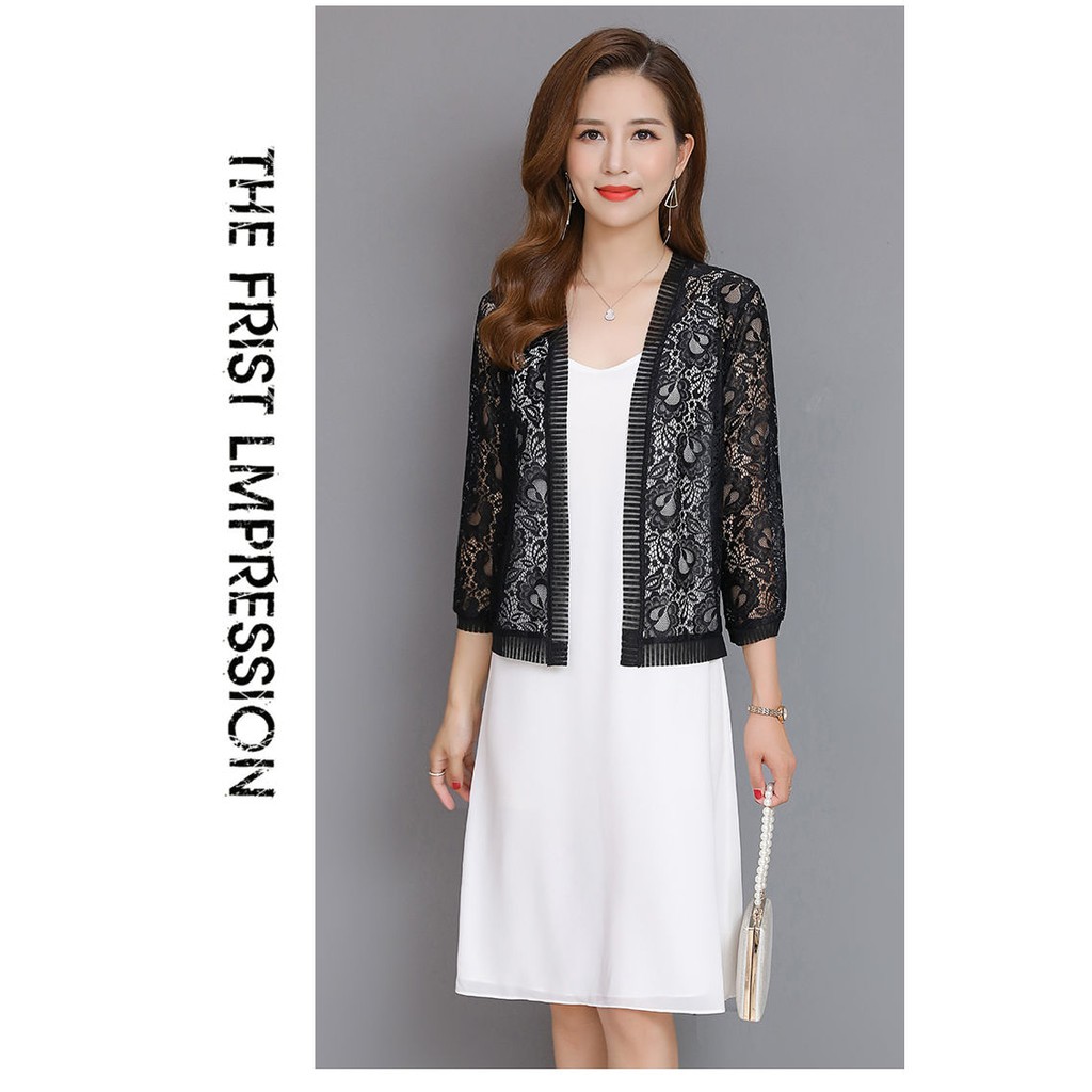 áo khoác ren cho mẹ kiểu dáng sang trọng