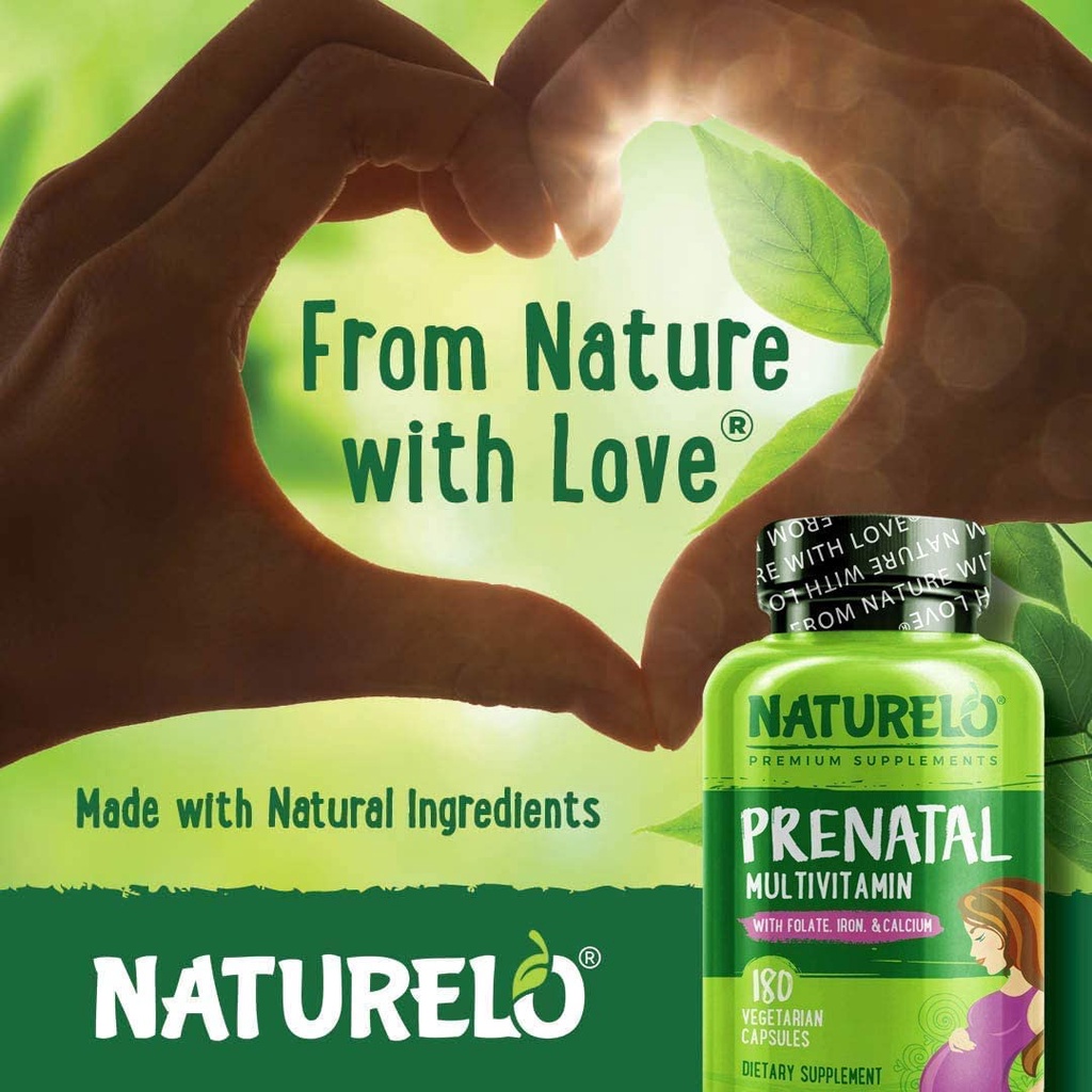 Vitamin Khoáng Chất Cho Mẹ Bầu 180 Viên - Folate 800mcg - D3 K2 - Naturelo - Garden Of Life - Prenatal