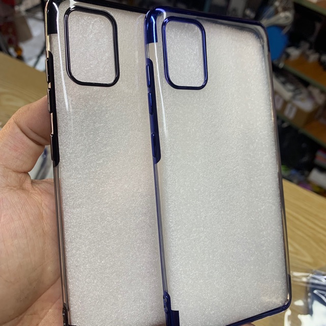 Ốp Samsung A51 dẻo si bóng trong suốt