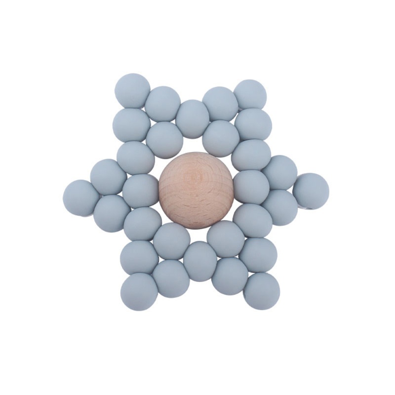 Đồ Chơi Gặm Nướu Bằng Silicone Cấp Thực Phẩm Không Độc Hại Dành Cho Em Bé