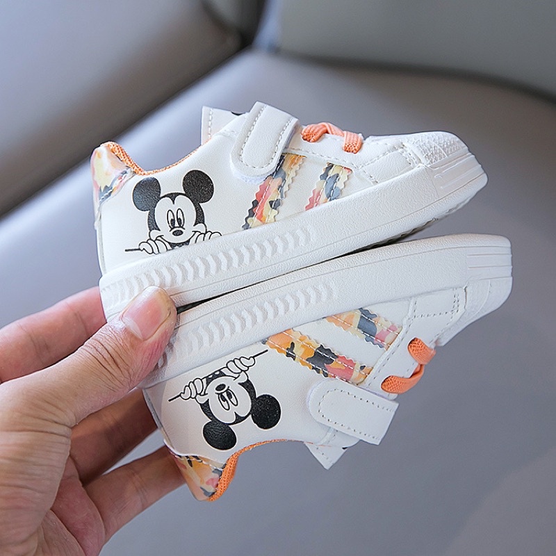 Giày thể thao Mickey cầu vồng cho bé size từ 21-25