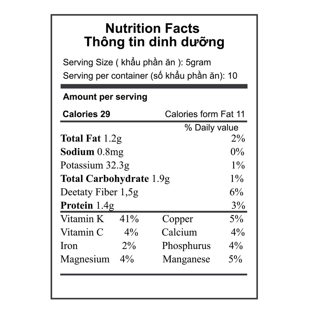 BỘT CẢI XOĂN KALE 50gr - THỰC PHẨM SẠCH TỪ RAU CỦ QUẢ | BigBuy360 - bigbuy360.vn