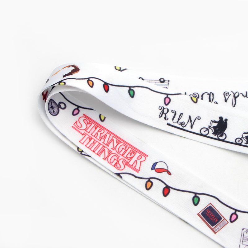 Stranger Things Neck Strap Lanyard for Keys Keychain Badge Holder ID Credit Card Pass Phone Charm Accessories