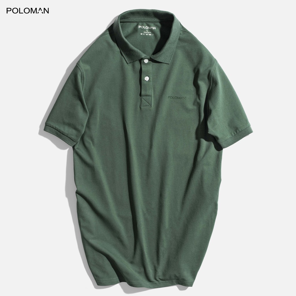 Áo thun Polo nam cổ bẻ vải cá sấu Cotton trẻ trung 6 màu P11 - POLOMAN