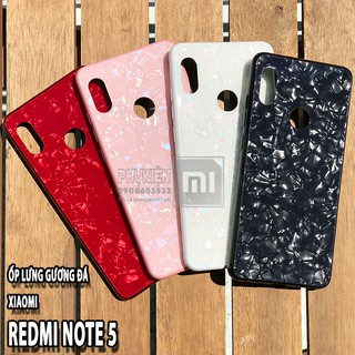 Ốp lưng dùng cho máy Xiaomi Redmi Note 5 / Note 5 Pro Loại đá - Chống sốc - Chống trầy