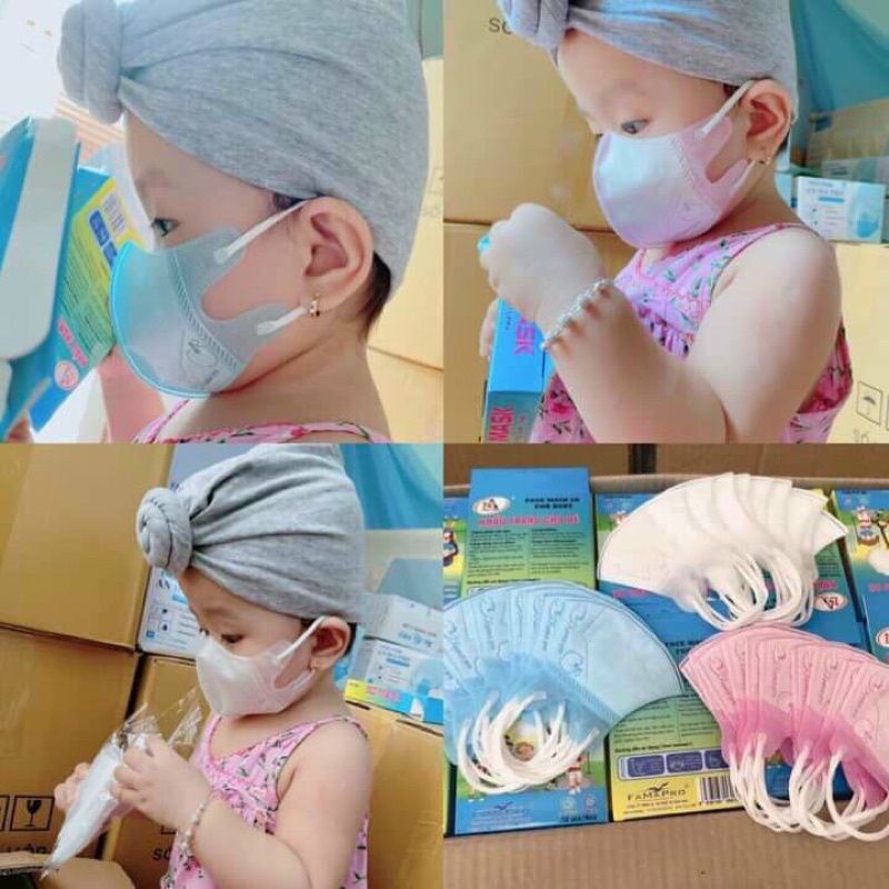 Khẩu trang trẻ em Famapro 5D - Việt Nam