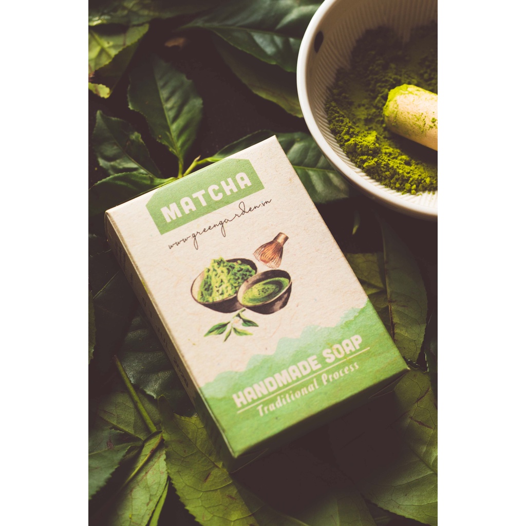 Xà phòng handmade Matcha từ Green Garden