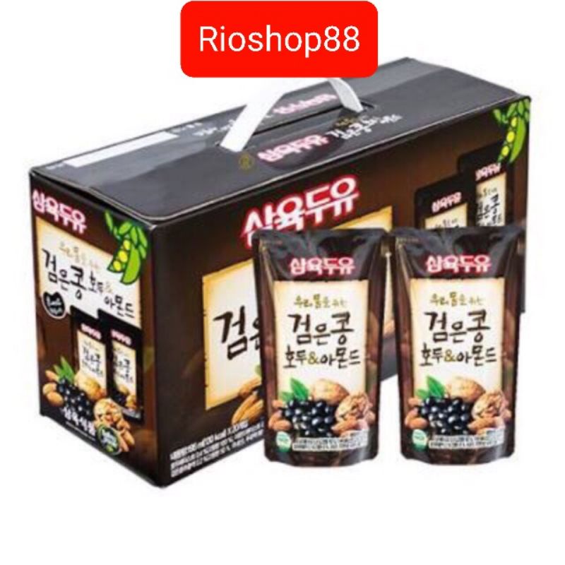 [Mã GROSALE55 giảm 8% đơn 500K] 1 THÙNG SỮA HẠNH NHÂN ÓC CHÓ SAHMYOOK DATE 2023