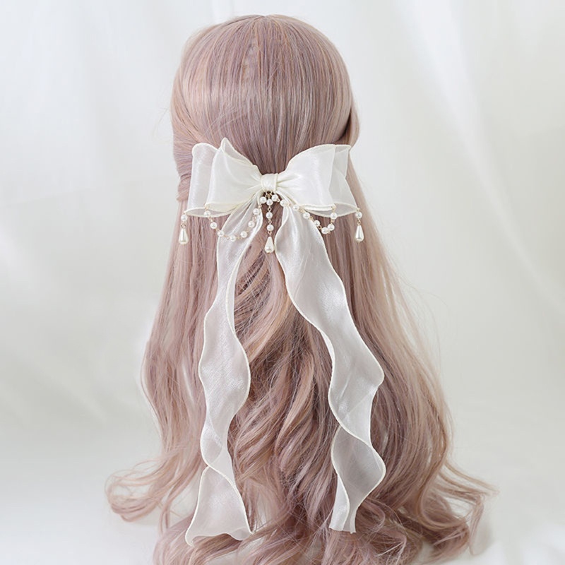 XIXI Băng Đô Hình Nơ Phối Bèo Thời Trang Cho Nữ