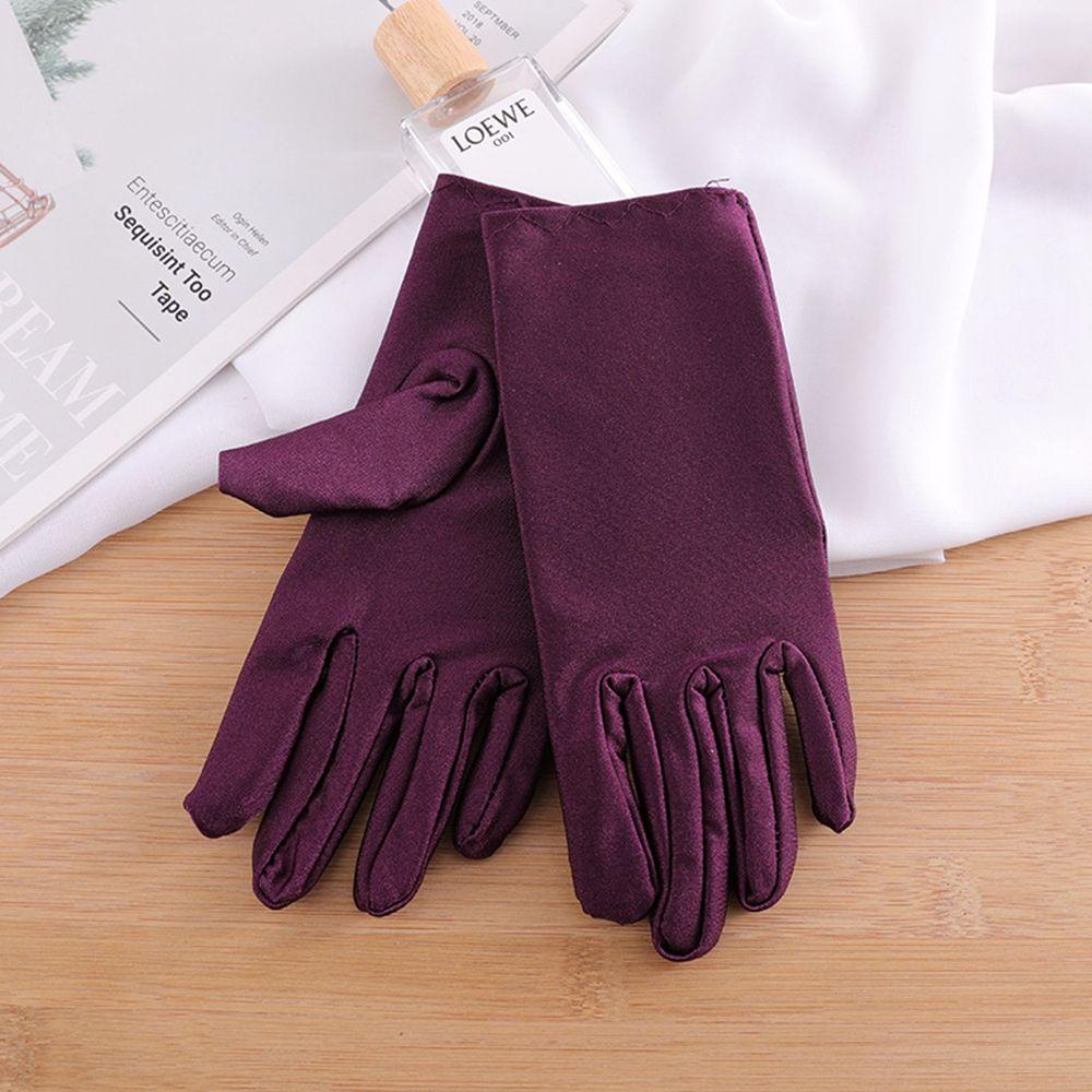 Găng tay lái xe thể thao SKJK vải spandex mỏng màu sắc tinh khiết chống mài mòn cho nam