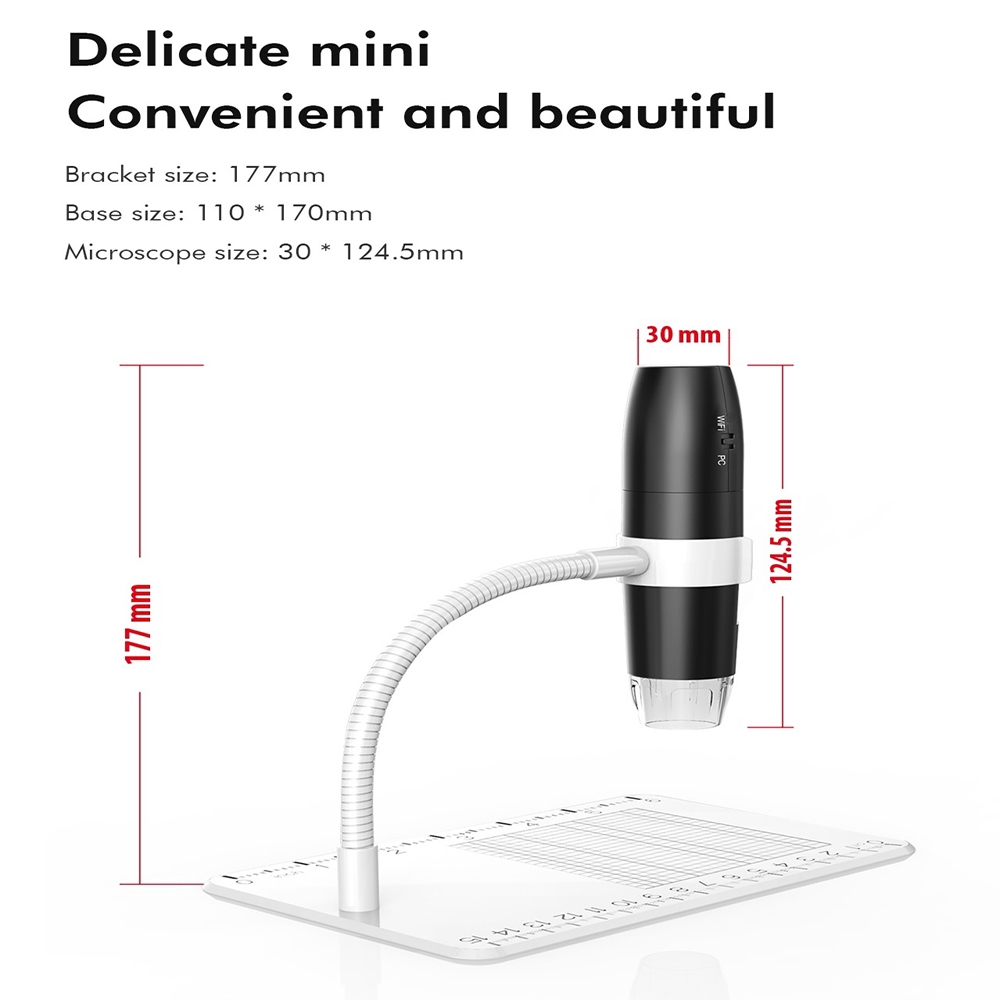 1000x digital microscope WiFi inskam 316 Mobile USB microscope camera HD 1080P with solid tube frame switch for iOS iOS computer
