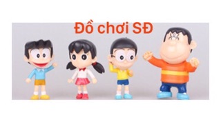 Mô hình doremon - bộ 8 con