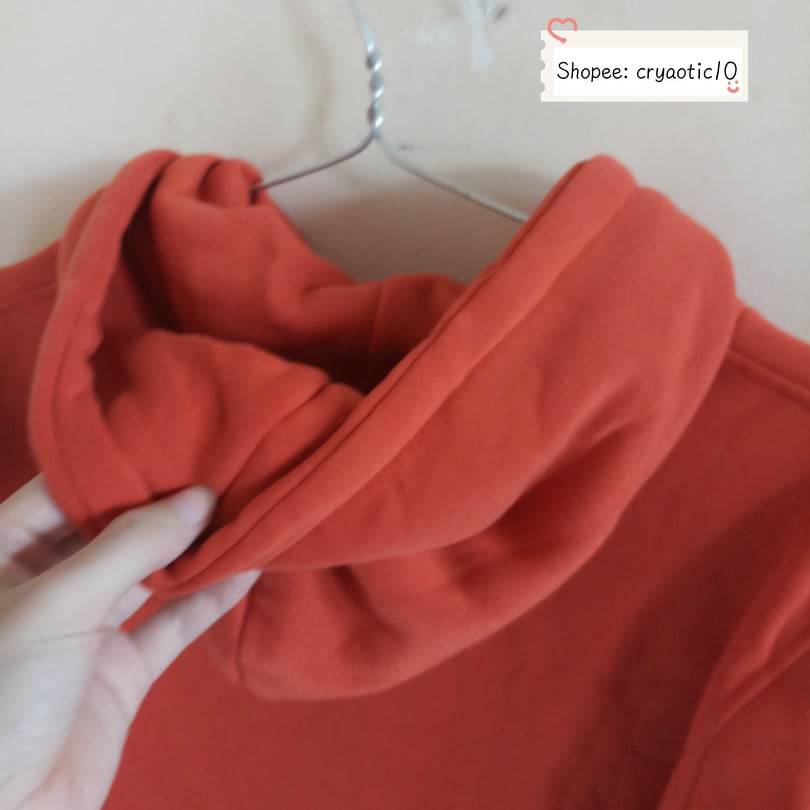 [Kèm video + hình thật] Áo hoodie nỉ cam đất trơn basic unisex