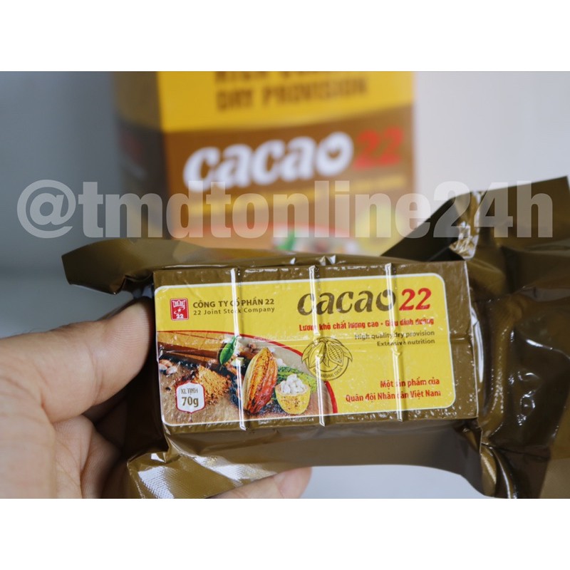 LƯƠNG KHÔ CACAO - CÔNG TY 22 - 700G/HỘP