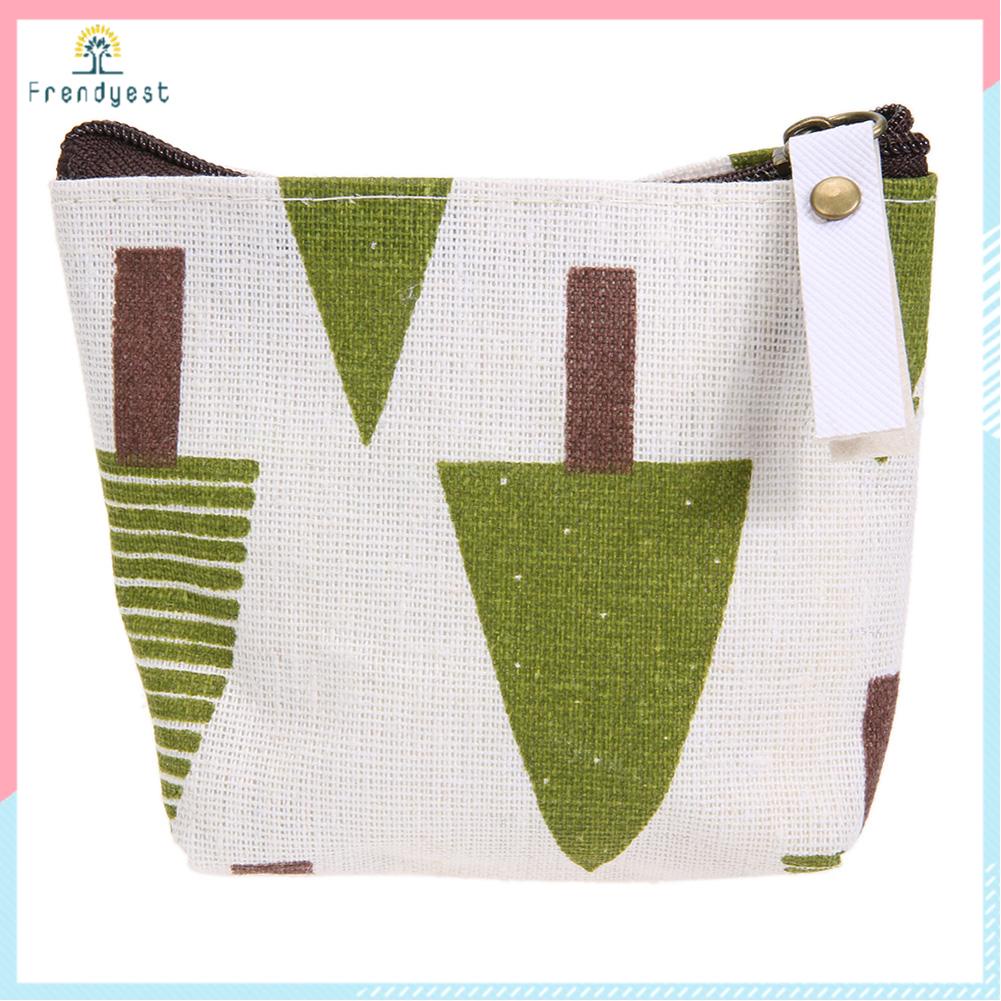 Ví Vải Canvas Cầm Tay Có Khóa Kéo Thời Trang Phong Cách Hàn Quốc Cho Nữ