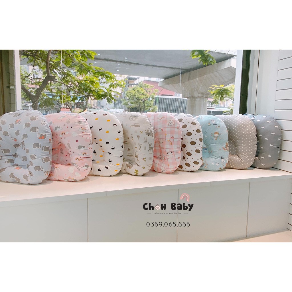 Gối chống trào ngược cho bé MonMon mềm mại thoải mái