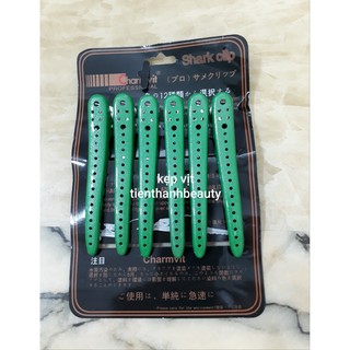 Kẹp vịt siêu chắc Cá mập Charmvit 6 cái