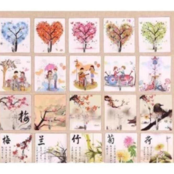 Sỉ  móc dán tường 3D  -tran01