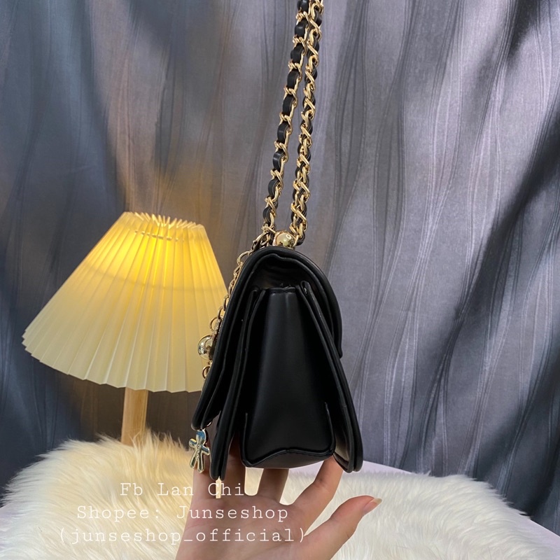 Túi nữ đeo chéo chữ C size 22cm siêu xinh xinh