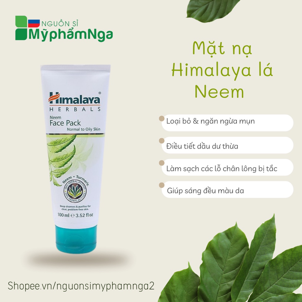 Mặt nạ Himalaya lá Neem giảm mụn sáng da