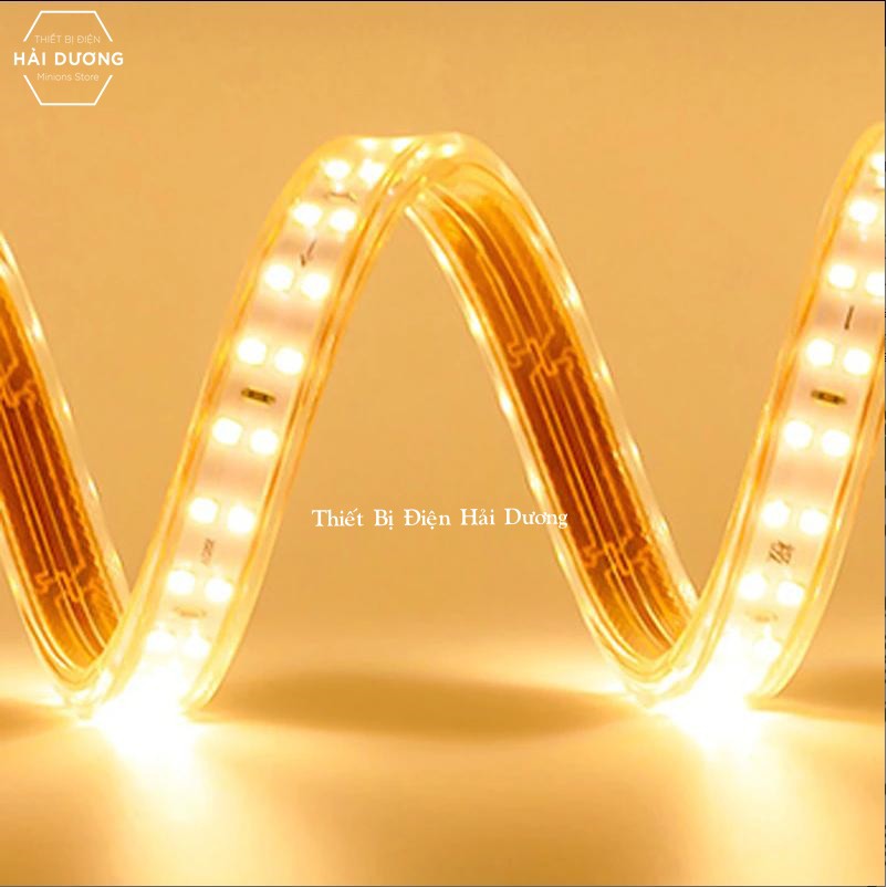 Đèn Led Dây Việt Hàn 2 Hàng VH-2835 ( 156 - 180 mắt led ) / VH-5730 ( 240 mắt led ) Ánh Sáng Trắng - Vàng Cuộn 10m - 20m