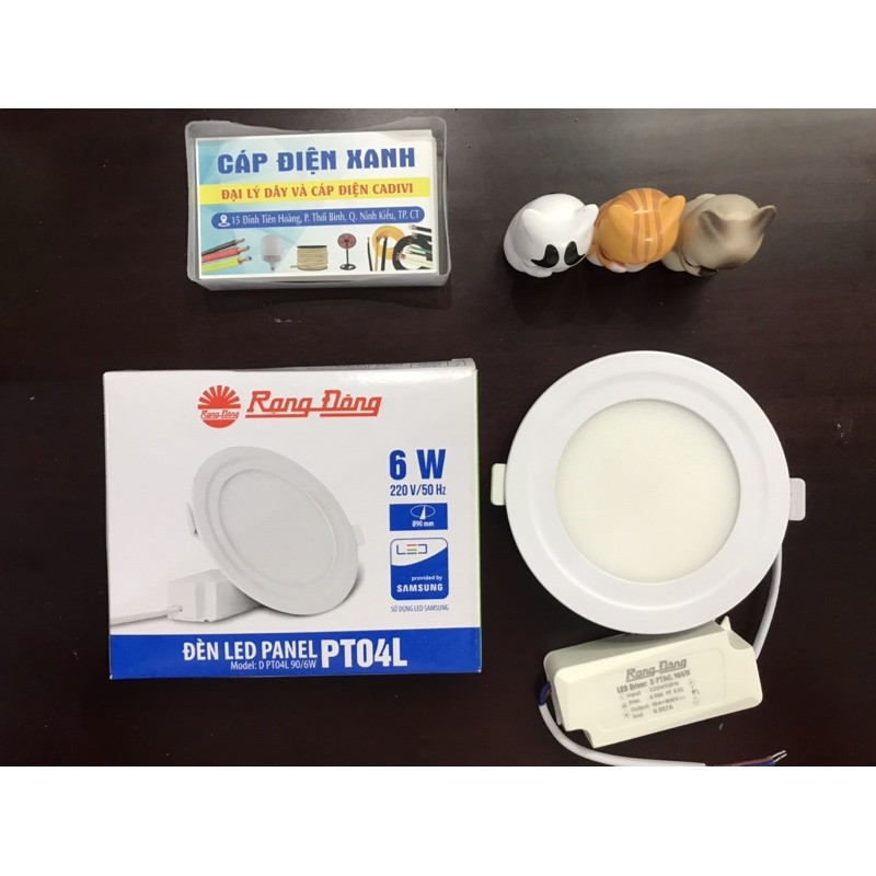 (Giá Sốc)Đèn Led Âm Trần Đơn Màu Rạng Đông Lỗ Khoét 90mm - Led Downlight - Panel Siêu Mỏng -90/5w- 90/6w - 90/7w - 90/9w