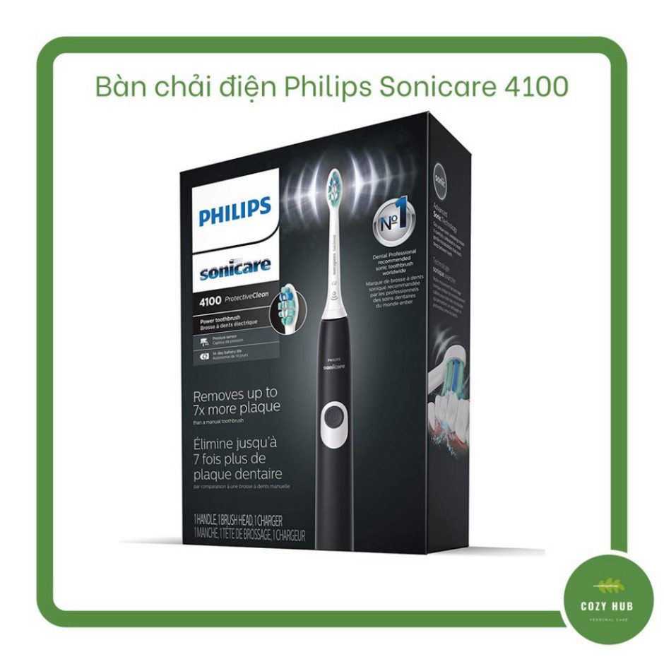 GIÁ KỊCH SÀN [FREESHIP 70K] Bàn chải điện Philips Sonicare Protective Clean 4100 - Hàng chính hãng GIÁ KỊCH SÀN