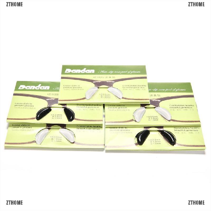 Set 5 Cặp Đệm Mũi Bằng Silicon Chống Trượt Cho Mắt Kính