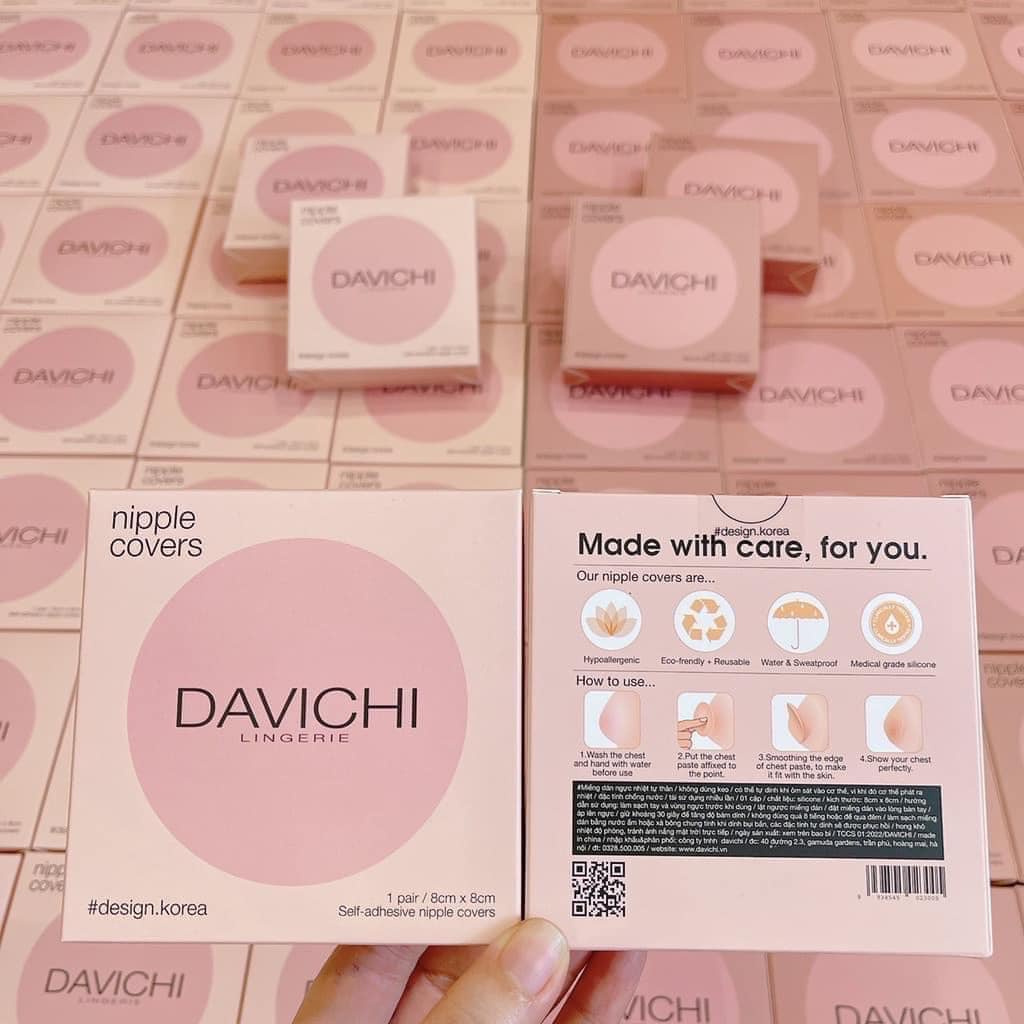 Miếng Dán Ngực Silicon DAVICHI Nâng Ngưc Cao Cấp, Siêu Mỏng, Ôm Khít