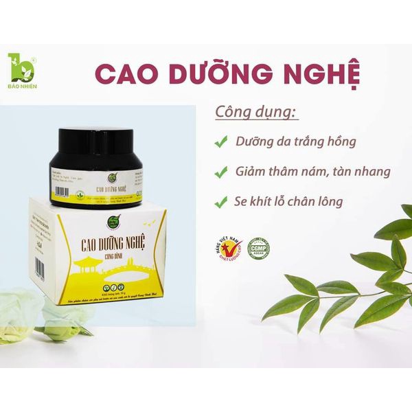 Bảo Nhiên - Cao dưỡng nghệ trắng hồng, mịn màng Cung Đình 50g