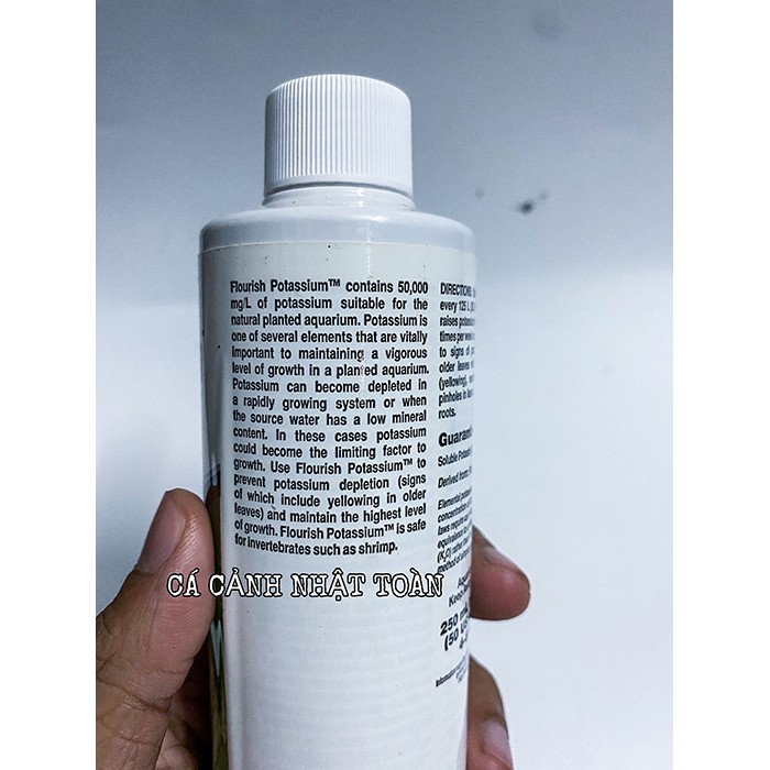 PHÂN NƯỚC BỔ SUNG KALI FLOURISH POTASSIUM SEACHEM 100ML CHO HỒ THỦY SINH