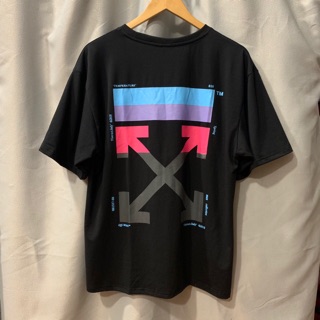 Áo thun OFF WHITE PHỐI MÀU Unisex (Đen)