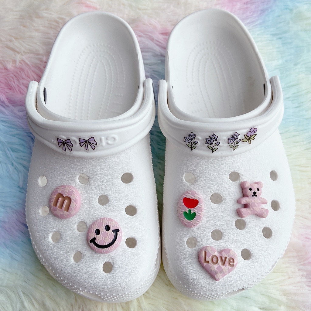 Set 5 Phụ Kiện Nút Giày Tự Làm Tiện Dụng#Loạt Phim Hoạt Hình