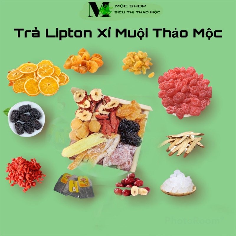 Trà Lipton Xí Muội cam thảo mix thảo mộc