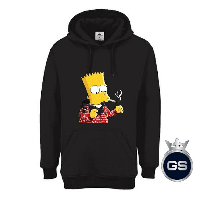 Áo Hoodie In Hình Nhân Vật Trong Phim Hoạt Hình Simpson X Supreme