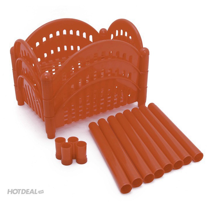 ( hang hot) Kệ Kiểu 3 Tầng Đa Năng Nhựa Việt Nhật - kệ tiện dụng đựng đồ tiết kiệm không gian