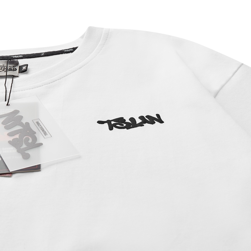 Áo Thun TSUN Logo - Trắng - [UNISEX] - In Nổi