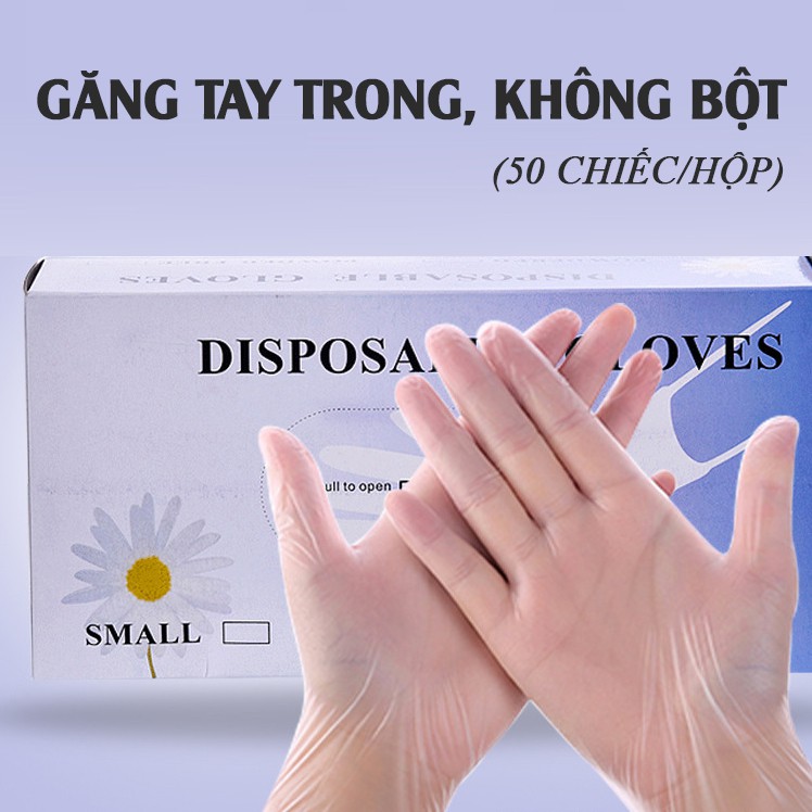 Găng Tay Trong Không Bột (Chuyên dùng trong phun xăm, spa ,thẩm mỹ viện)