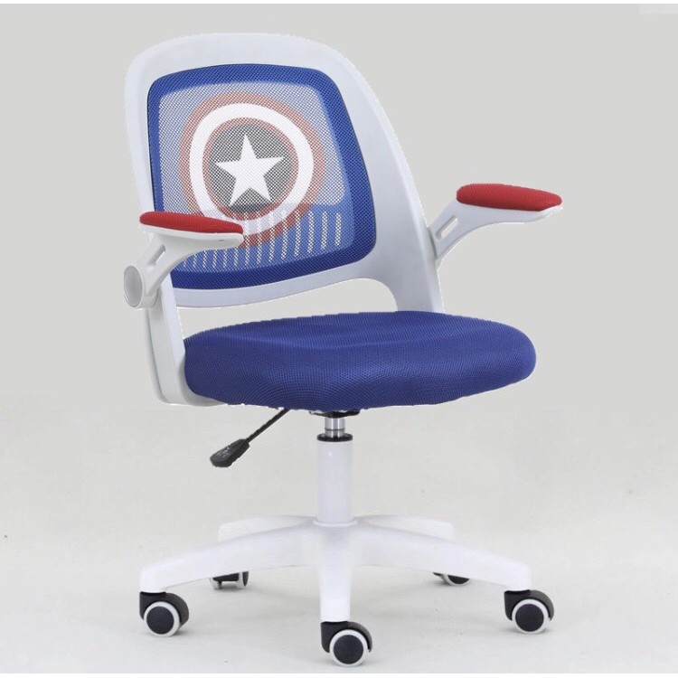 GHẾ HỌC SINH CHỐNG GÙ, CHỐNG CẬN ĐỘI TRƯỞNG MỸ CAPTAIN AMERICA CHO BÉ HAM HỌC