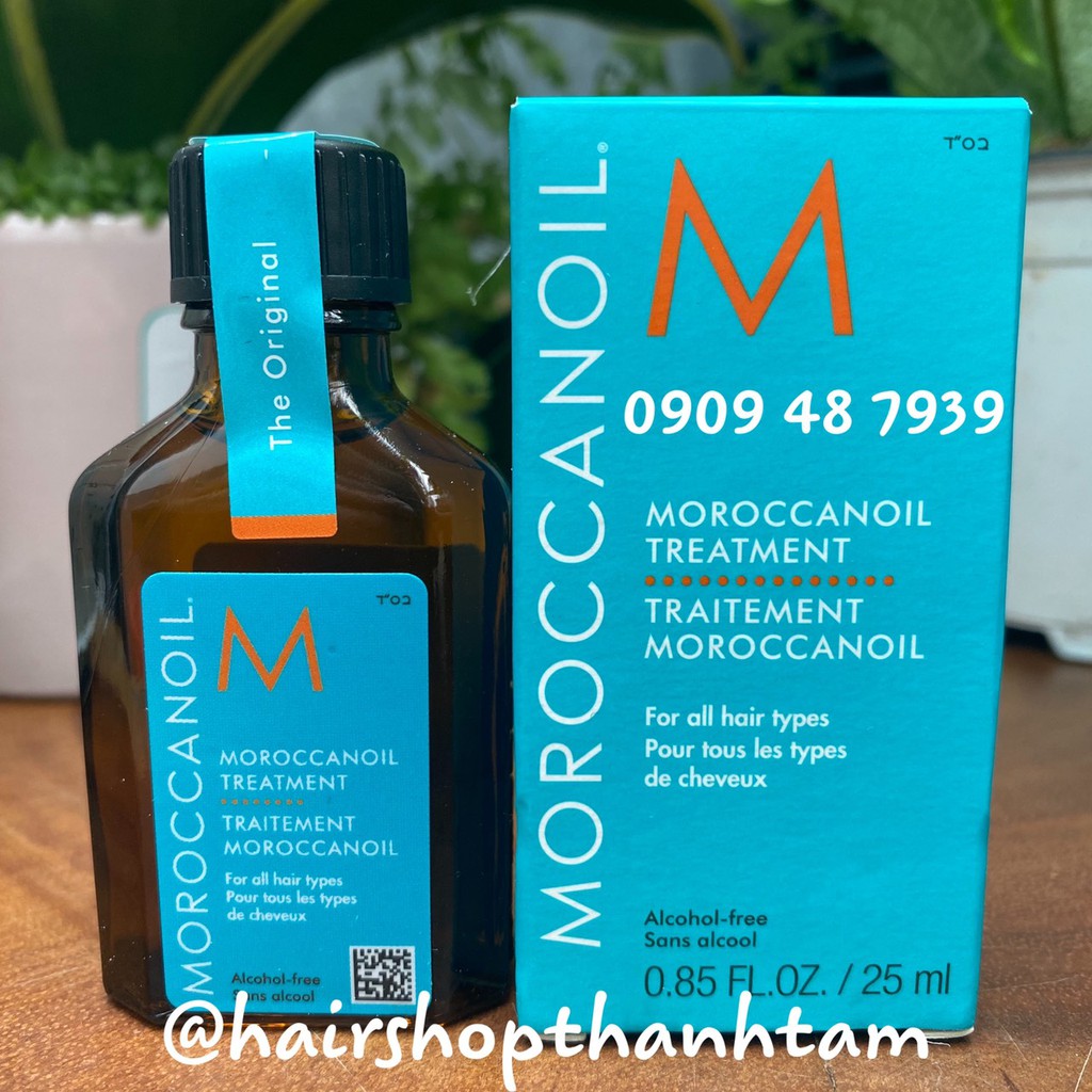 Chính hãng  Tinh dầu phục hồi tóc khô sơ Moroccanoil Treatment 25ml ( For All Hair Types )