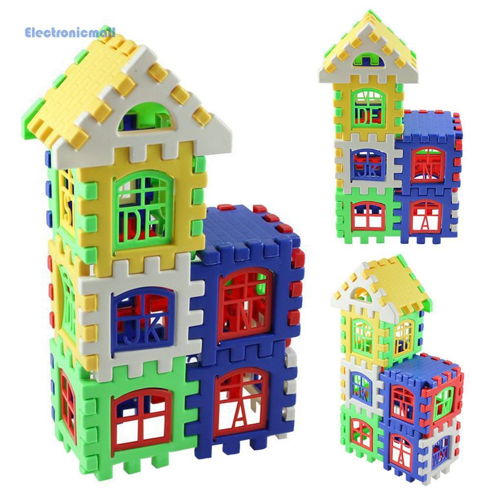 Set 24 miếng xếp hình chơi xây nhà cho bé