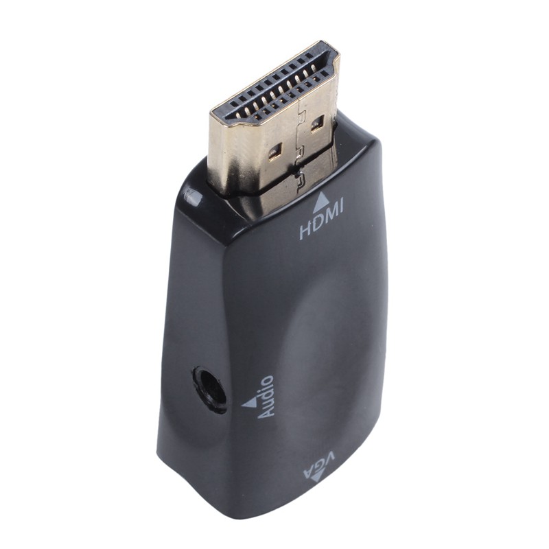 Đầu chuyển đổi VGA mạ vàng có cổng kết nối 3.5mm dành cho cáp âm thanh dành cho PC/Laptop/DVD/máy tính bàn/Hộp TV/v.v | BigBuy360 - bigbuy360.vn