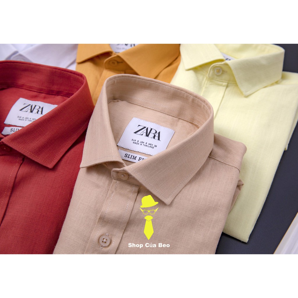 Áo sơ mi [ZARA] [MÀU MỚI][BAO ĐỔI TRẢ] siêu dễ thương chuẩn soái ca