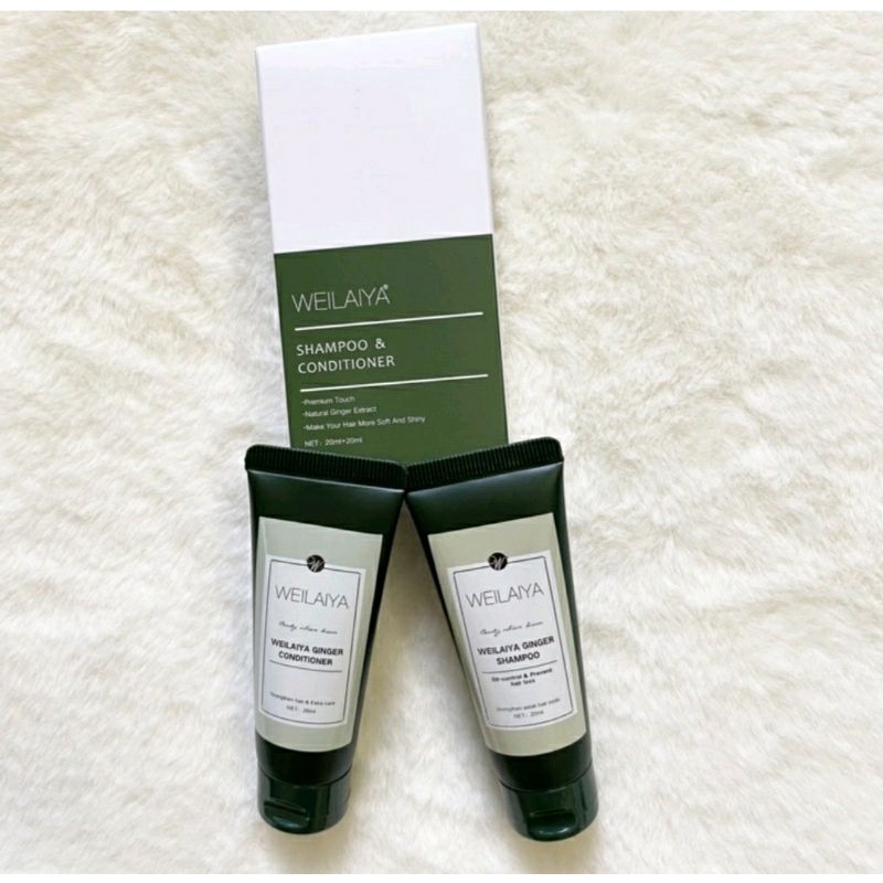 Bộ dầu gội xả Gừng, Dầu gội xả phục hồi đa tầng nấm Truffle Weilaiya, Sữa tắm cánh hoa