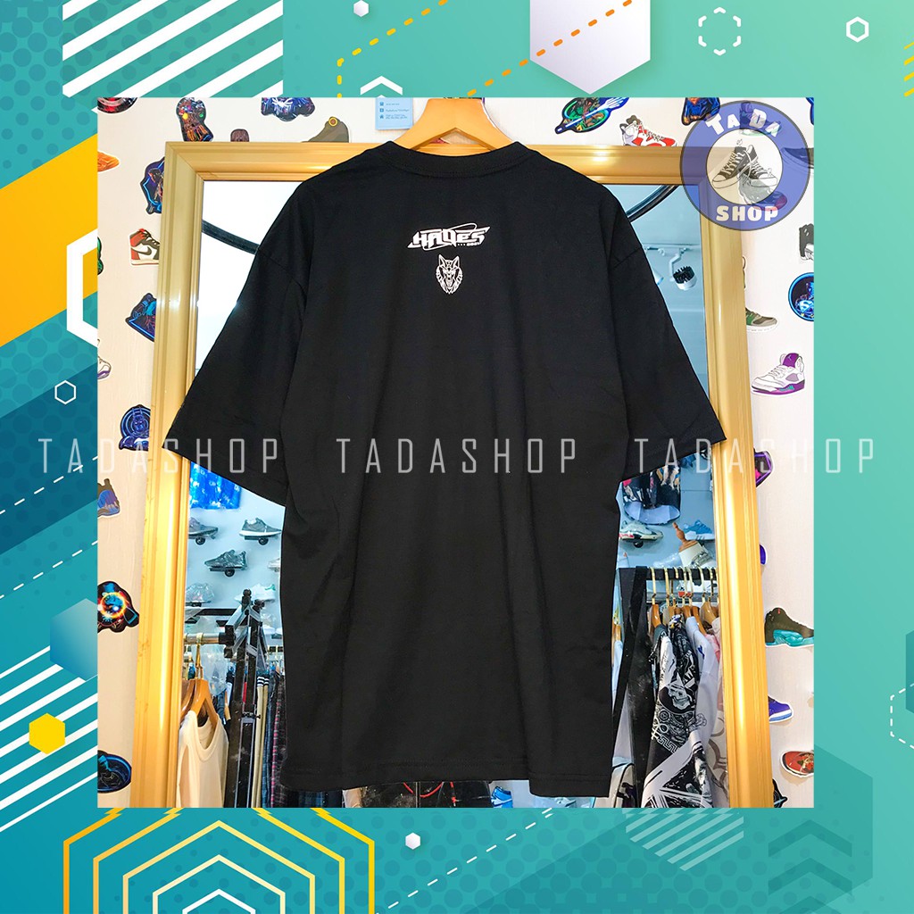Áo Phông  oversize Nam Nữ HADES sói 3 đầu ảnh thật