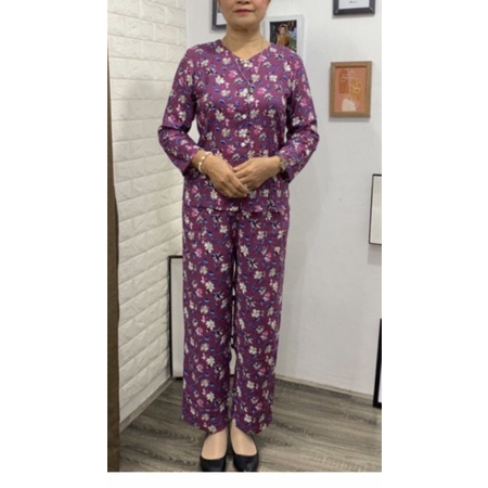 Bà già túi thun lạnh tay dài