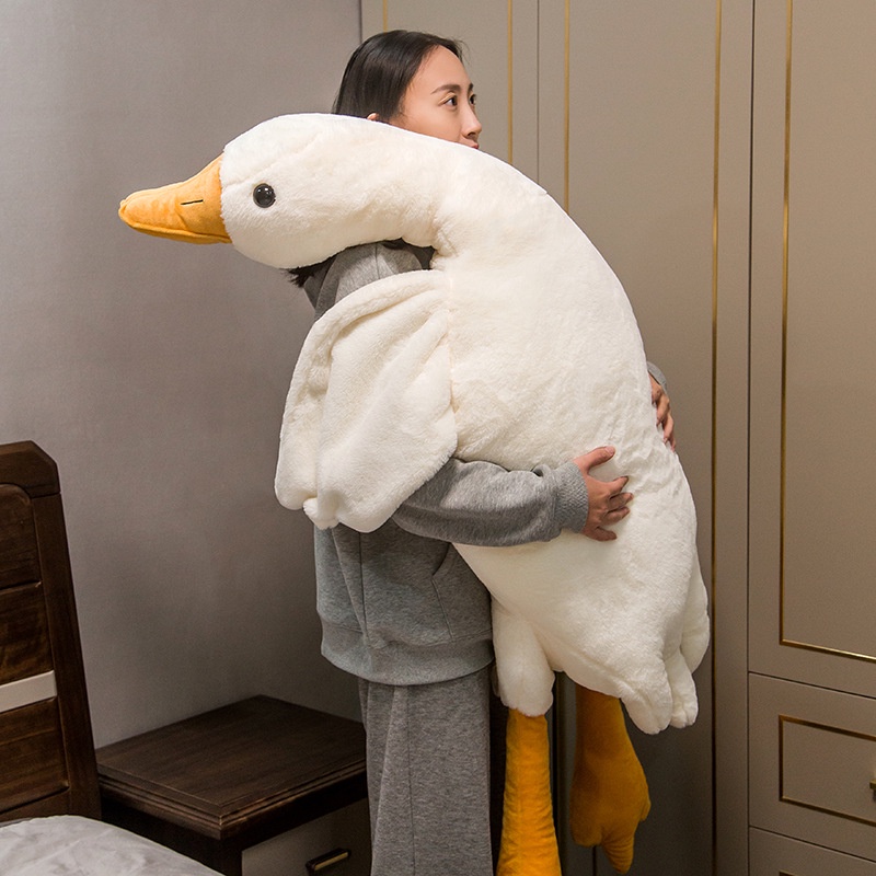 Chú Ngỗng Nhồi Bông Cỡ Lớn 50CM Thoải Mái Cho Bé