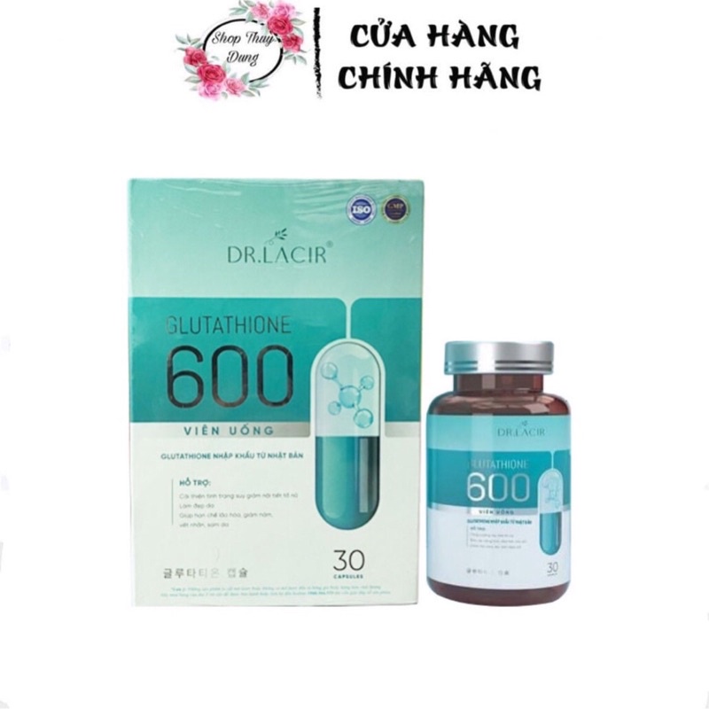 VIÊN UỐNG TRẮNG DA GLUTATHIONE 600