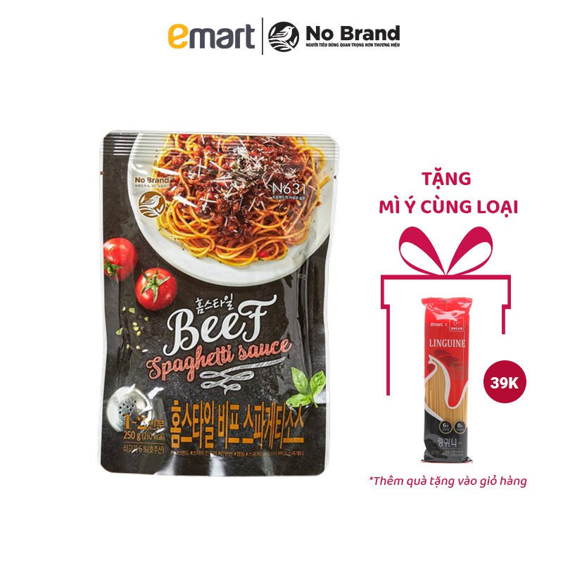 Nước Sốt Spaghetti Bò No Brand 250g - Emart VN